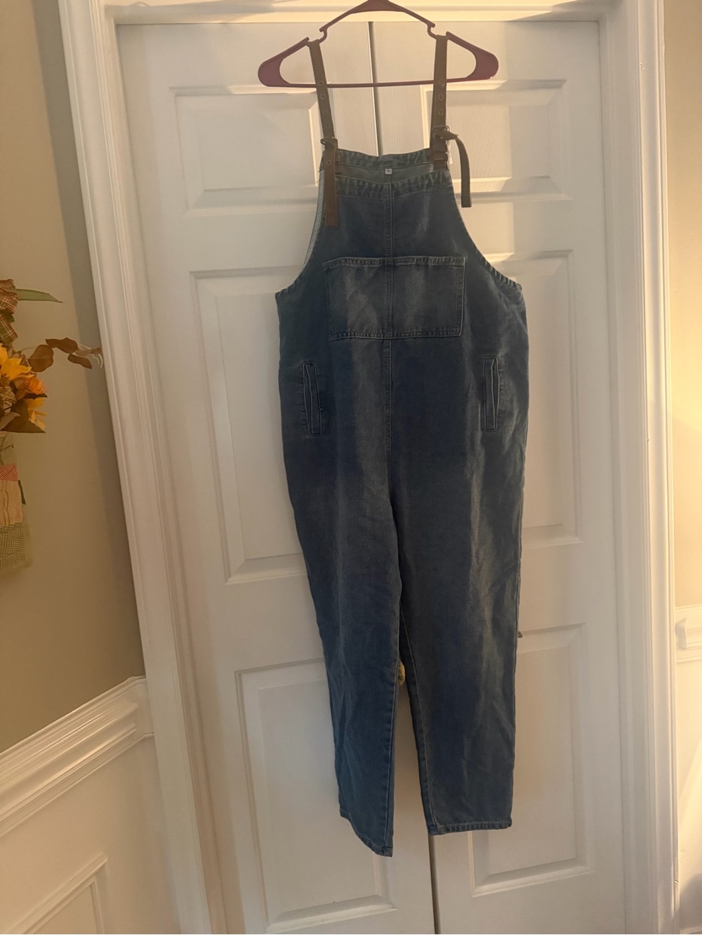 Source Unknown Blue Denim Women's Overalls